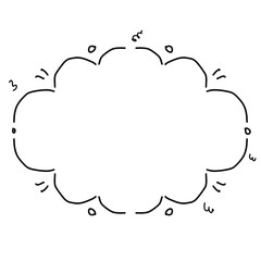 abstract speech bubble