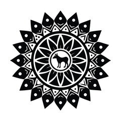 Talavera Mandala with Animal Center