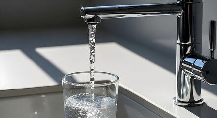 water flowing from the shower and faucet
