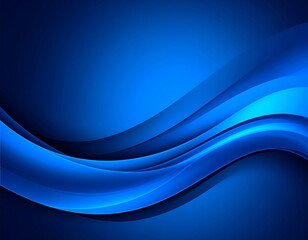 Abstract blue wavy background (2)