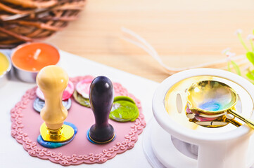 シリコンスタンプを作る