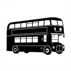 double decker bus vector 