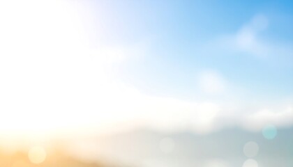 Abstract blurred sky scene
