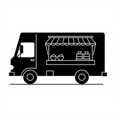 food truck vector 