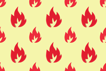 Fire pattern vector design background  illustration.eps