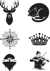 Naklejka premium Elegant silhouette of a person in motion with a sophisticated color palette and modern typography