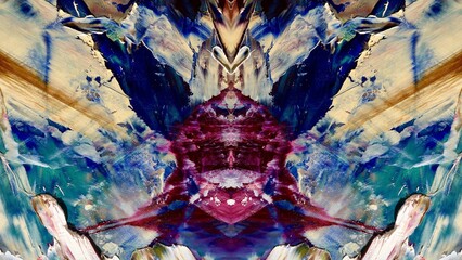 Abstract art background . Hand painting artwork on canvas .