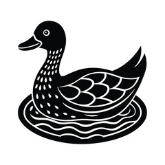 Talavera Duck Head with Pond Tile Motif