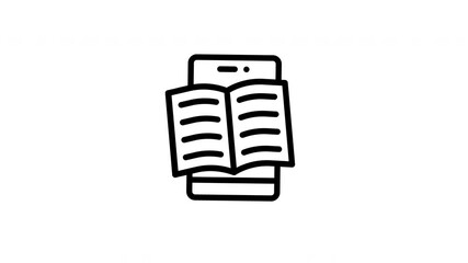 ebook animated icon
