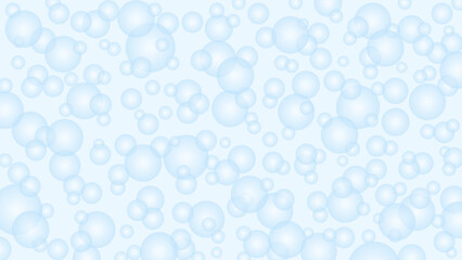Seamless pattern with blue drops. Blue water background. Magic water drops wallpaper.