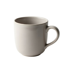 Minimalist mug on a black background