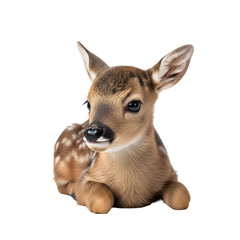 Fototapeta premium Adorable fawn with big expressive eyes