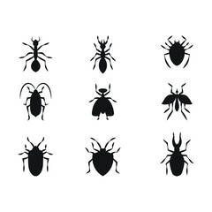 Vector Bugs, Ants, Beetles and Spiders