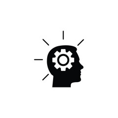 Realization icon. Simple creative element. Filled monochrome Realization icon for templates, infographics and banners