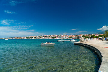 Town Novalja, Pag island, Adriatic archipelago of Croatia.