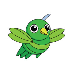 Naklejka premium cute bird cartoon