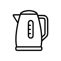 electric kettle isolated on white