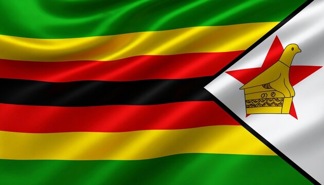 Waving Flag of Zimbabwe: National Symbol, African Identity & Patriotism