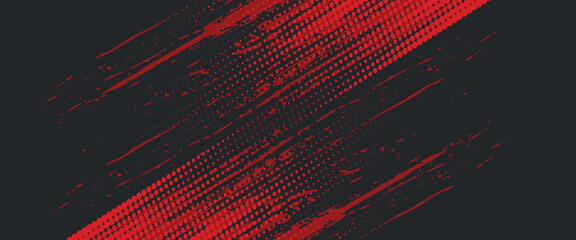 Background, contrast red and black color abstract template for business design. Technology style. You can use it for advertising, sports posters, templates, business presentations. Vector illustration