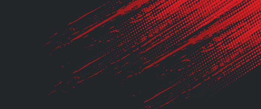 Background, contrast red and black color abstract template for business design. Technology style. You can use it for advertising, sports posters, templates, business presentations. Vector illustration