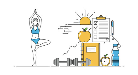 Holistic Wellness Journey Achieving Health Goals Through Balanced Lifestyle Choices