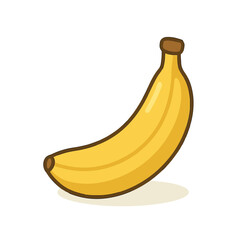  Yellow Banana Fruit Vector Icon