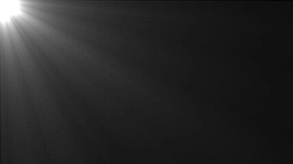 High-quality stock footage of sun rays light effects, overlays or flare glow array isolated on black background. overlay, light transition, effects sunlight. HUD futuristic overlay, emergency light. - Powered by Adobe