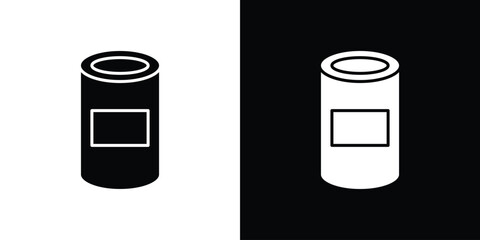 Can food icon Symbol, logo illustration. Vector graphics for web.