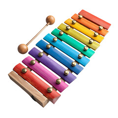 Colorful xylophone musical instrument for kids toy rainbow colors
