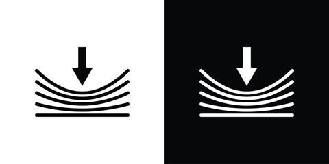 Elastic icon Symbol, logo illustration. Vector graphics for web.