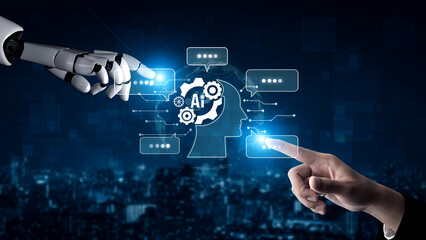 AI Virtual Assistant Artificial Intelligence Chatbot Controlled by Prompt Engineering for...
