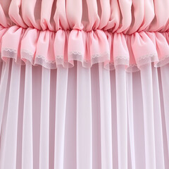 beautiful lambrequin with tulle