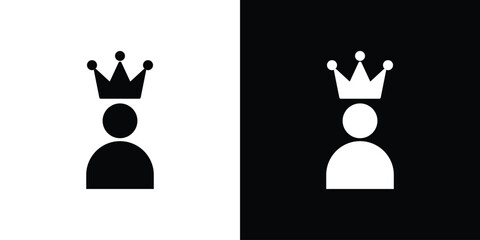 Premium User icon Symbol, logo illustration. Vector graphics for web.