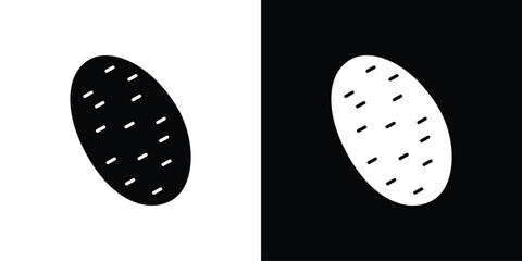 Potato icon Symbol, logo illustration. Vector graphics for web.