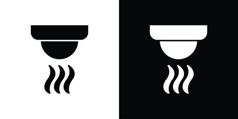 Sensor smoke icon Symbol, logo illustration. Vector graphics for web.