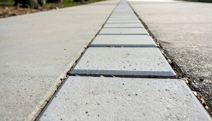 Close-up of light gray paving stones