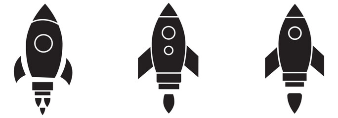 Rocket icon. Rocket launched icon vector. EPS 10 