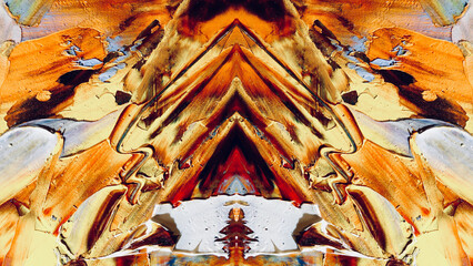 Abstract art background . Hand painting artwork on canvas .