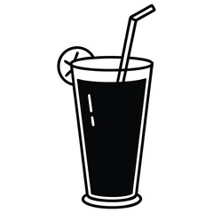 Vibrant Green Juice Illustration with Fresh Ingredients and Healthy Lifestyle Concept