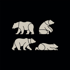 Bear t shirt design 