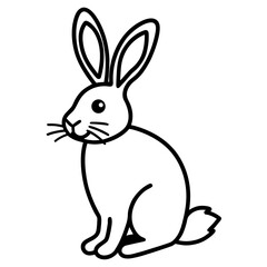 Rabbit with Carrot  Vector Illustration – Cute Animal Design for Pet Lovers
