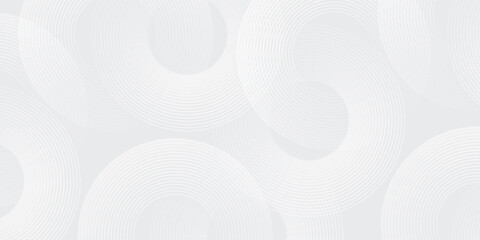 Abstract white glowing geometric lines on gray background. illustration.