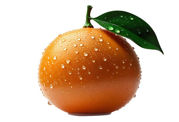 Orange fruit isolated for freshness, nutrition, citrus, and healthy food display.