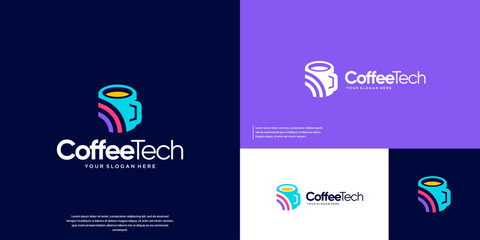 Abstract glass logo, digital technology, graphic design inspiration.