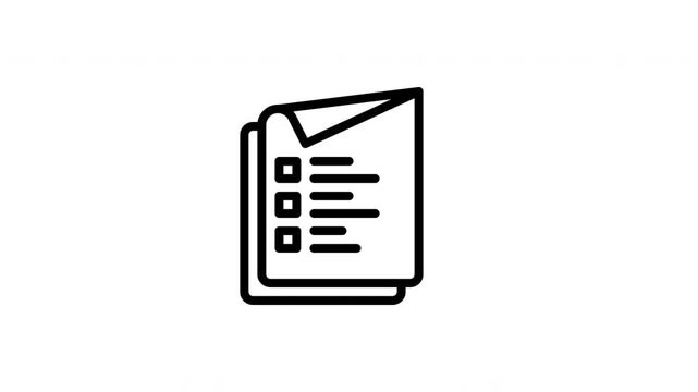 document animated icon