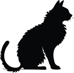 Cat Silhouette Vector Designs 
