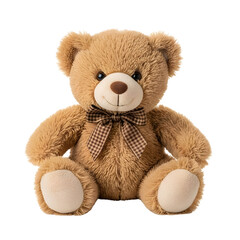 Fototapeta premium Stuffed animal teddy bear with bow tie