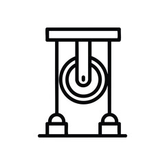 Universal Power Switch Symbol. A sleek monochrome graphic depicting a versatile control. It symbolizes energy activation, shutdown, or standby mode for technology applications.