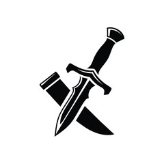 Minimalist Bird Flight Silhouette. Striking monochromatic illustration depicts a graceful avian form against a deep, dark expanse. Symbolizes freedom, journey, and dreams.