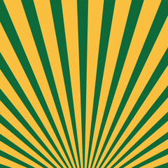 green and yellow sunburst background